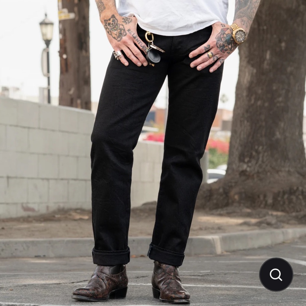 Stevenson Overall Co Japanese Selvedge La Jolla/727 Jet Black Denim 🔥 🔥 🔥